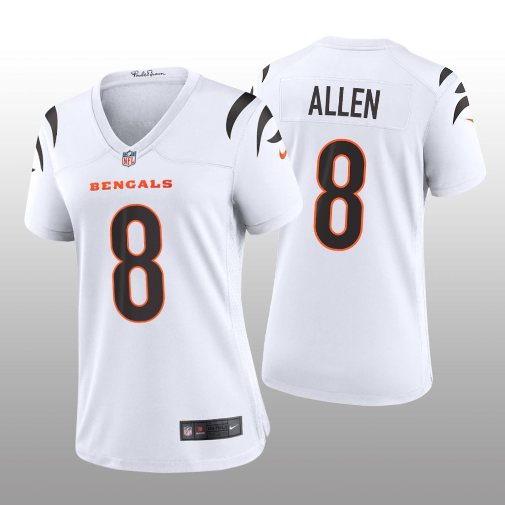 Hunk Wear - Cincinnati Bengals Brandon Allen White Jersey Game - Women's
