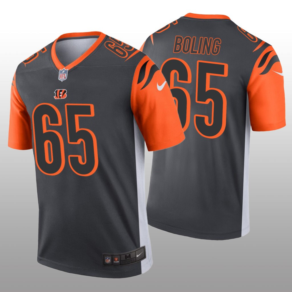 Hunk Wear - Cincinnati Bengals Clint Boling Silver Jersey Inverted Legend - Men's