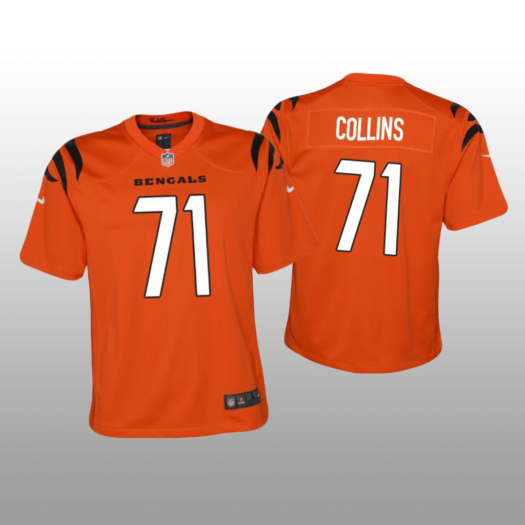 Hunk Wear - Cincinnati Bengals La'el Collins Orange Jersey Game - Youth