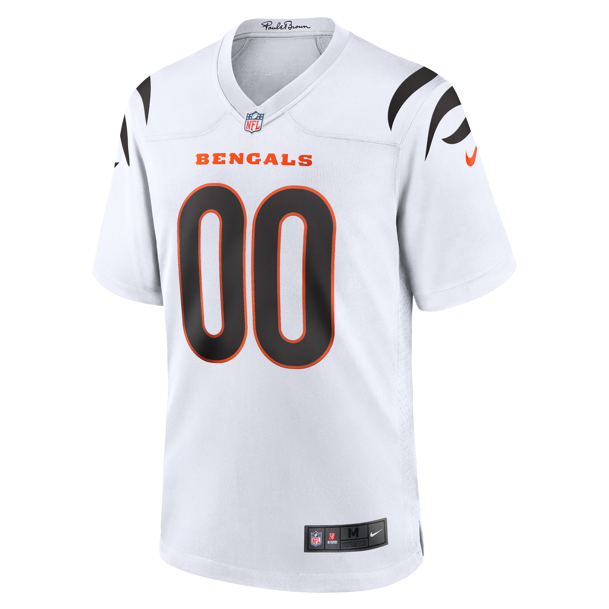 Hunk Wear - Cincinnati Bengals Nike Game Custom Jersey – White