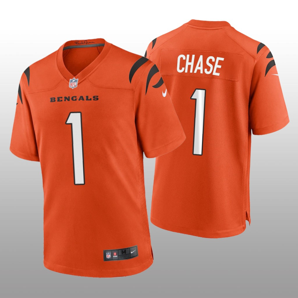 Hunk Wear - Cincinnati Bengals Orange Draft Ja'Marr Chase Game Jersey