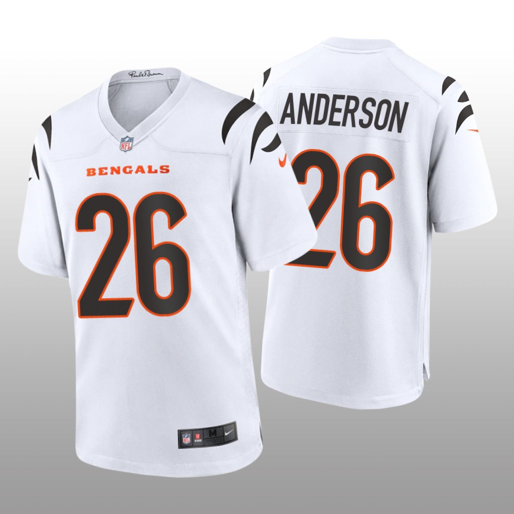 Hunk Wear - Cincinnati Bengals Tycen Anderson White Jersey Game - Men's