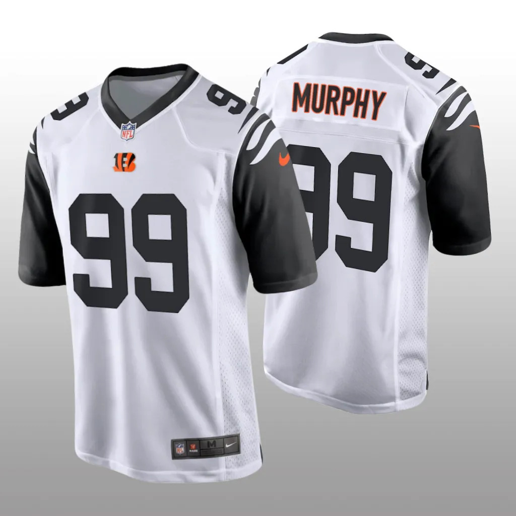 Hunk Wear - Cincinnati Bengals White Draft Myles Murphy Alternate Game Jersey