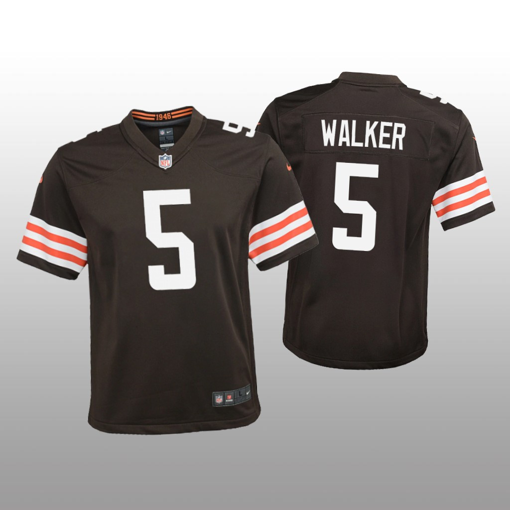 Hunk Wear - Cleveland Browns Anthony Walker Brown Jersey Game - Youth