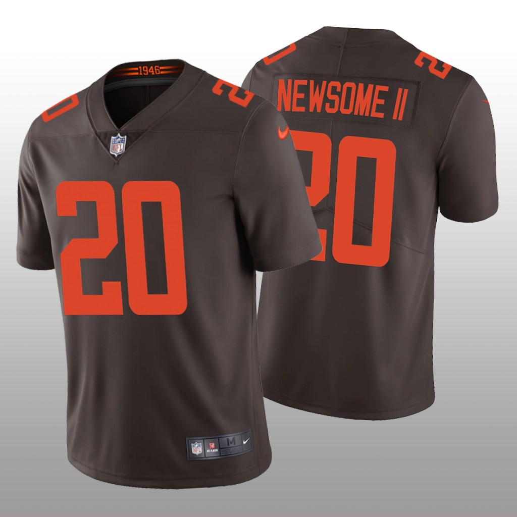 Hunk Wear - Cleveland Browns Greg Newsome II Brown Jersey Vapor Limited - Men's