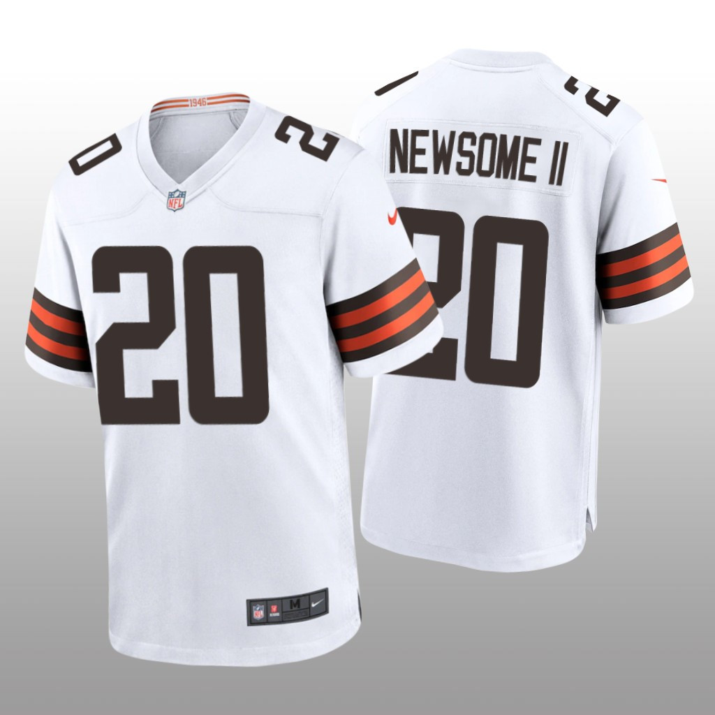 Hunk Wear - Cleveland Browns Greg Newsome II White Jersey Game - Men's