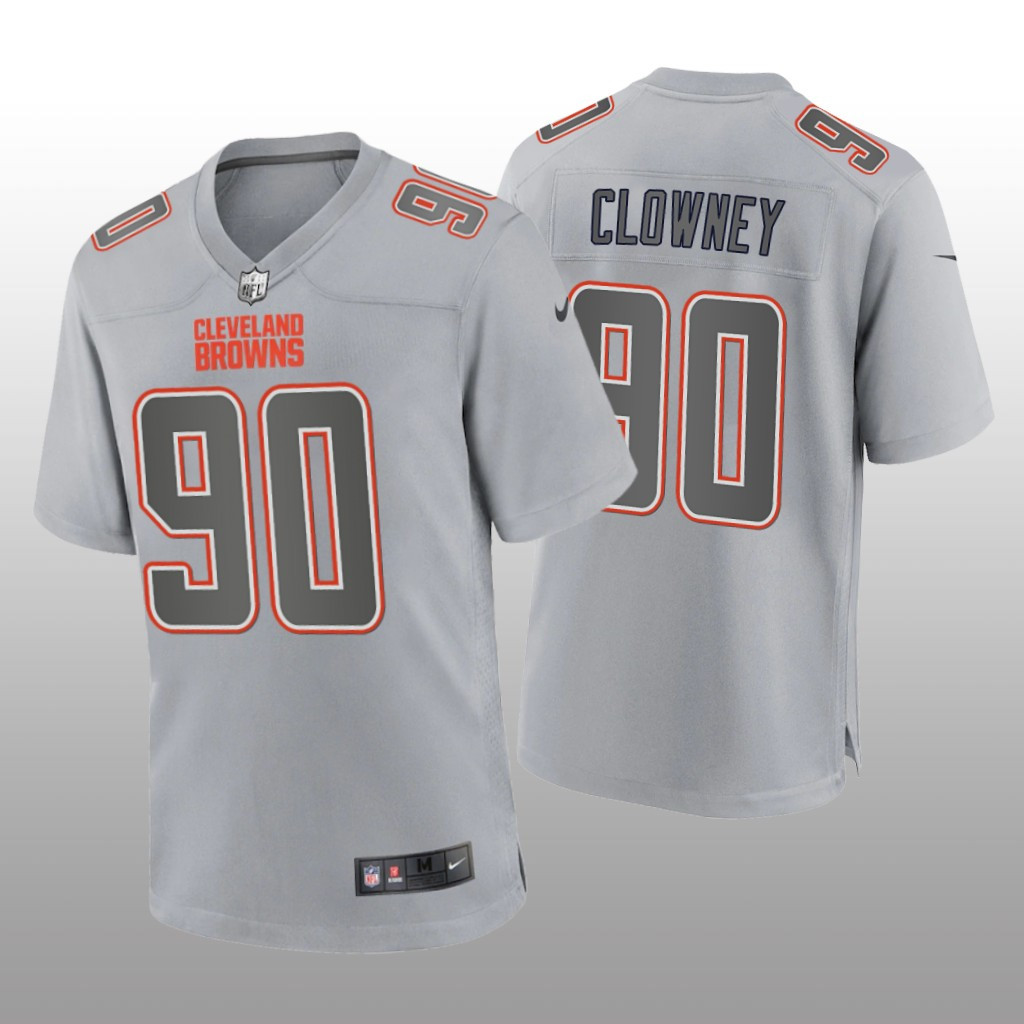 Hunk Wear - Cleveland Browns Jadeveon Clowney Gray Jersey Atmosphere Fashion Game - Men's