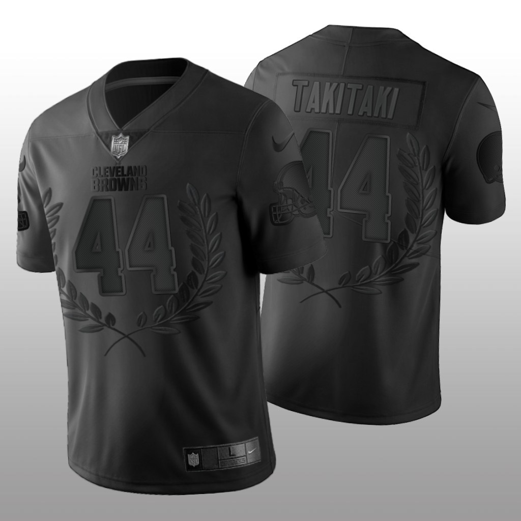 Hunk Wear - Cleveland Browns Sione Takitaki Black Jersey Limited
