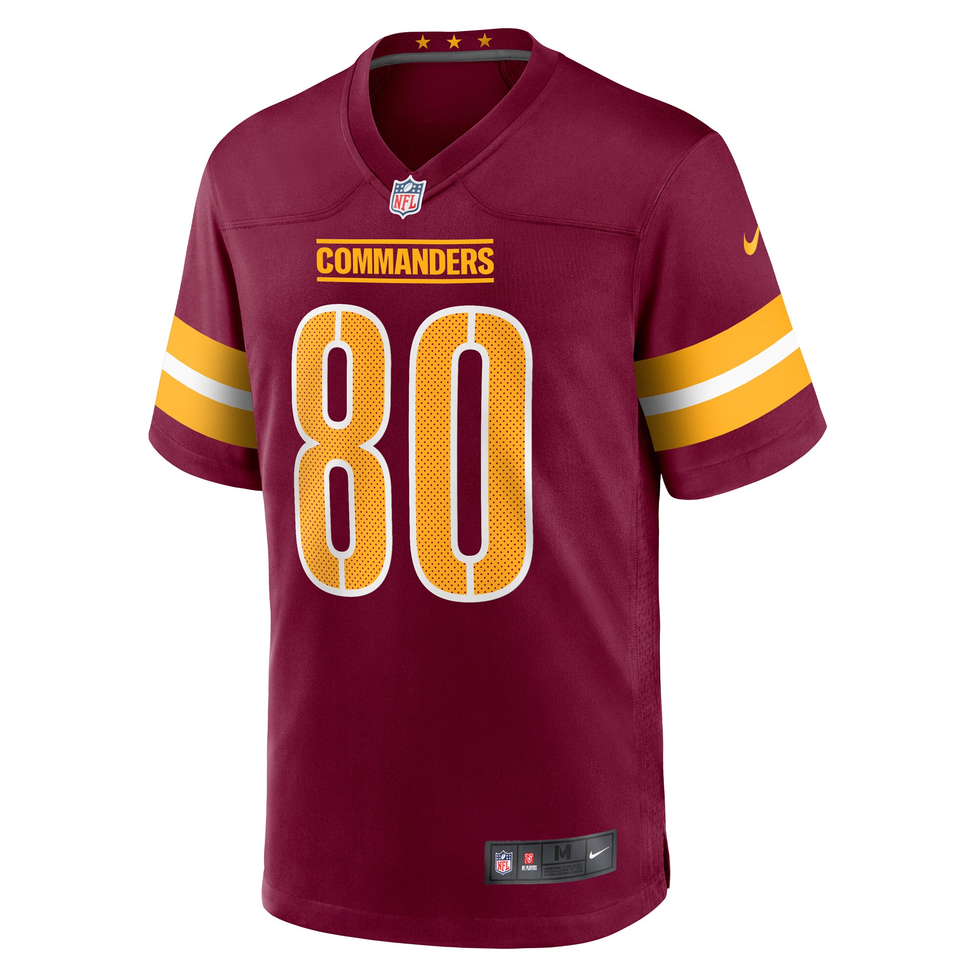 Hunk Wear - Curtis Hodges Washington Commanders Nike Game Player Jersey – Burgundy