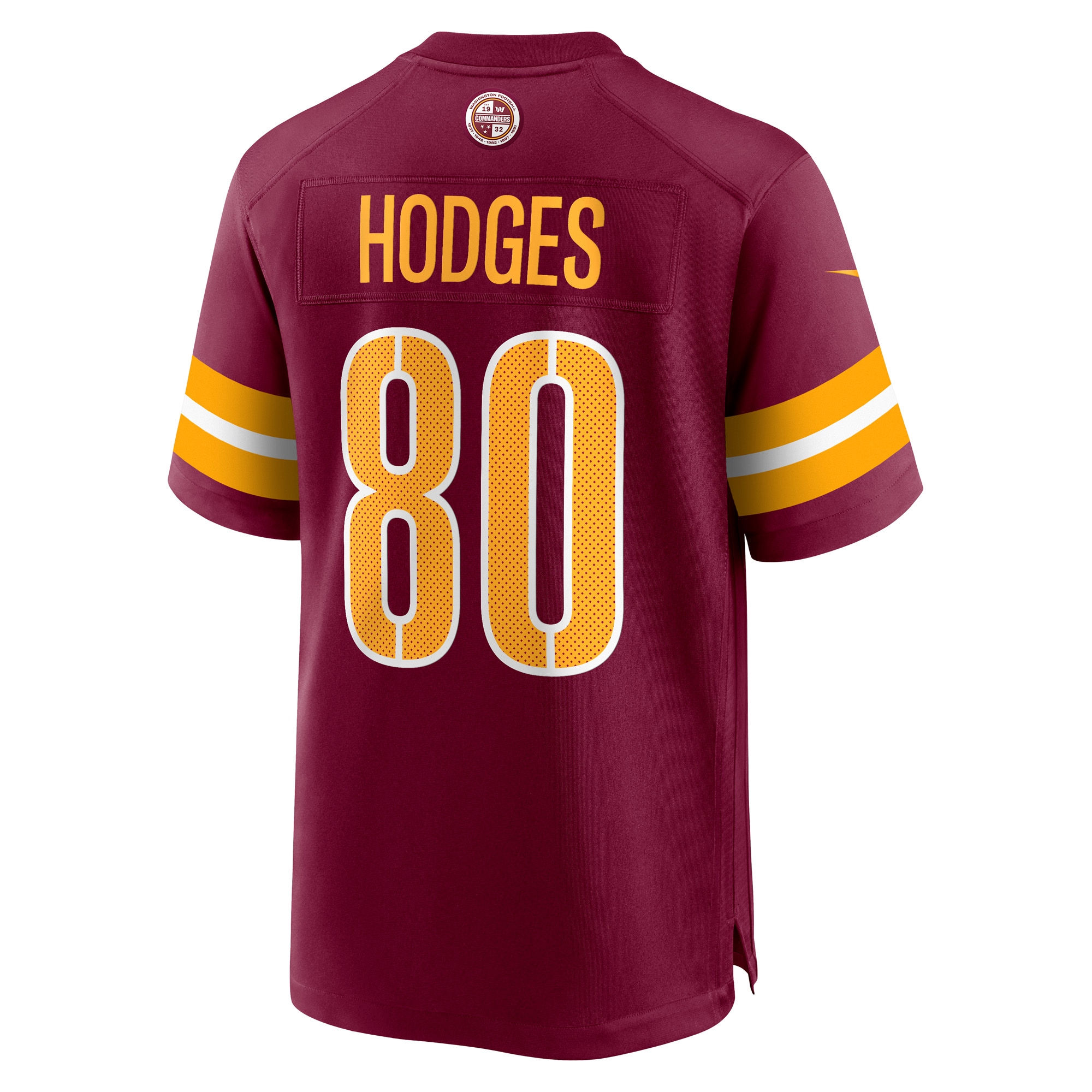 Hunk Wear - Curtis Hodges Washington Commanders Nike Game Player Jersey Burgundy