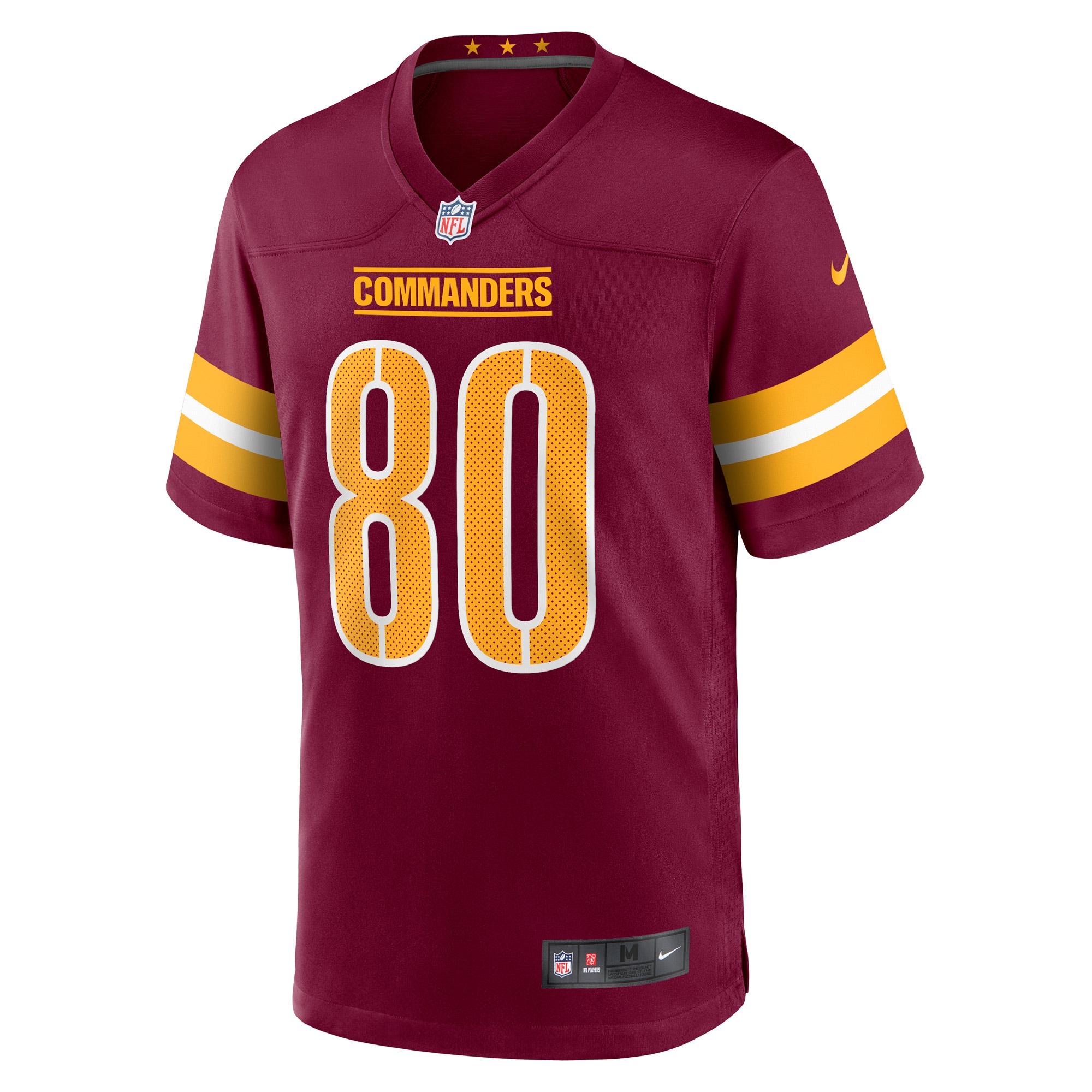 Hunk Wear - Curtis Hodges Washington Commanders Nike Game Player Jersey Burgundy