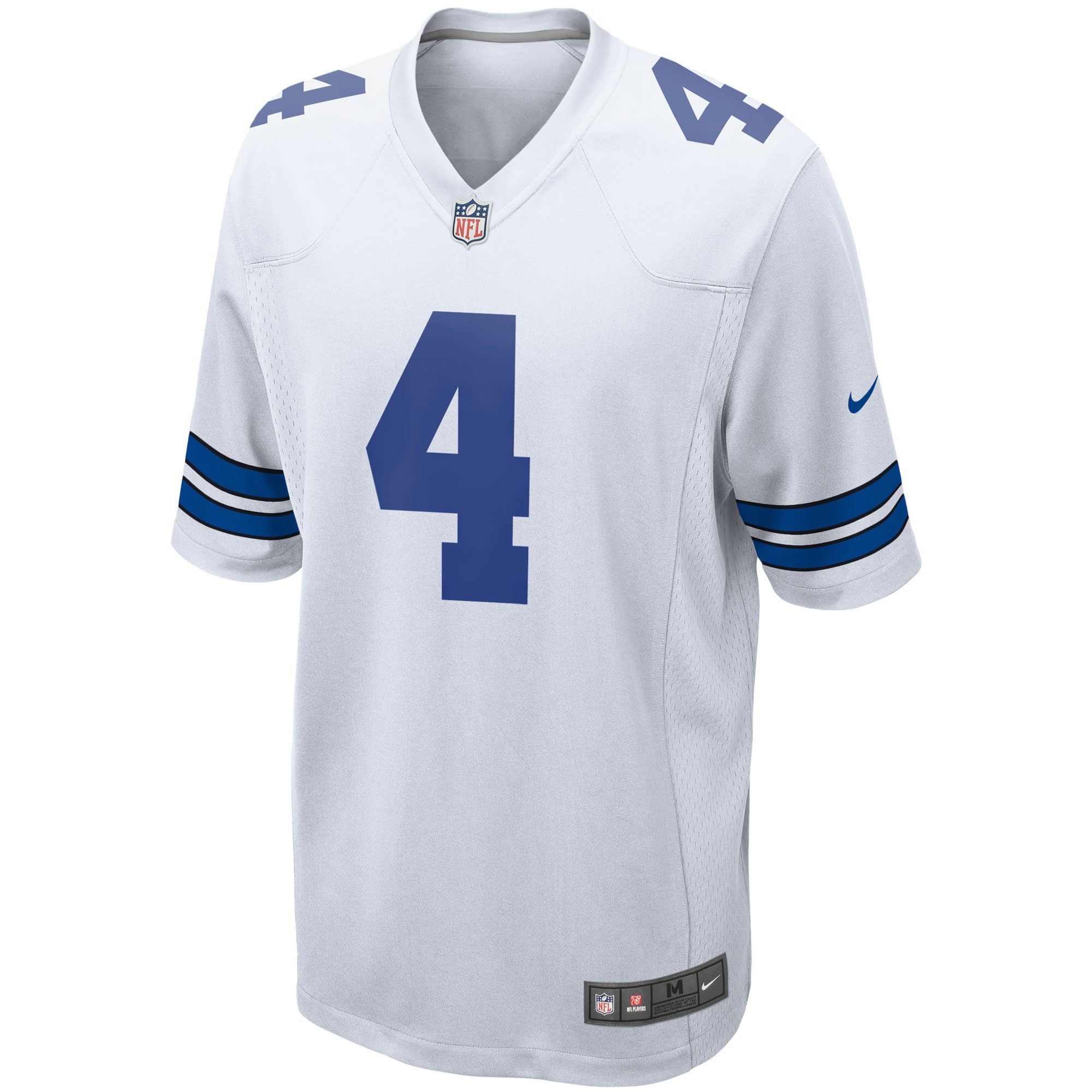 Hunk Wear - Dak Prescott Dallas Cowboys Nike Game Team Jersey White