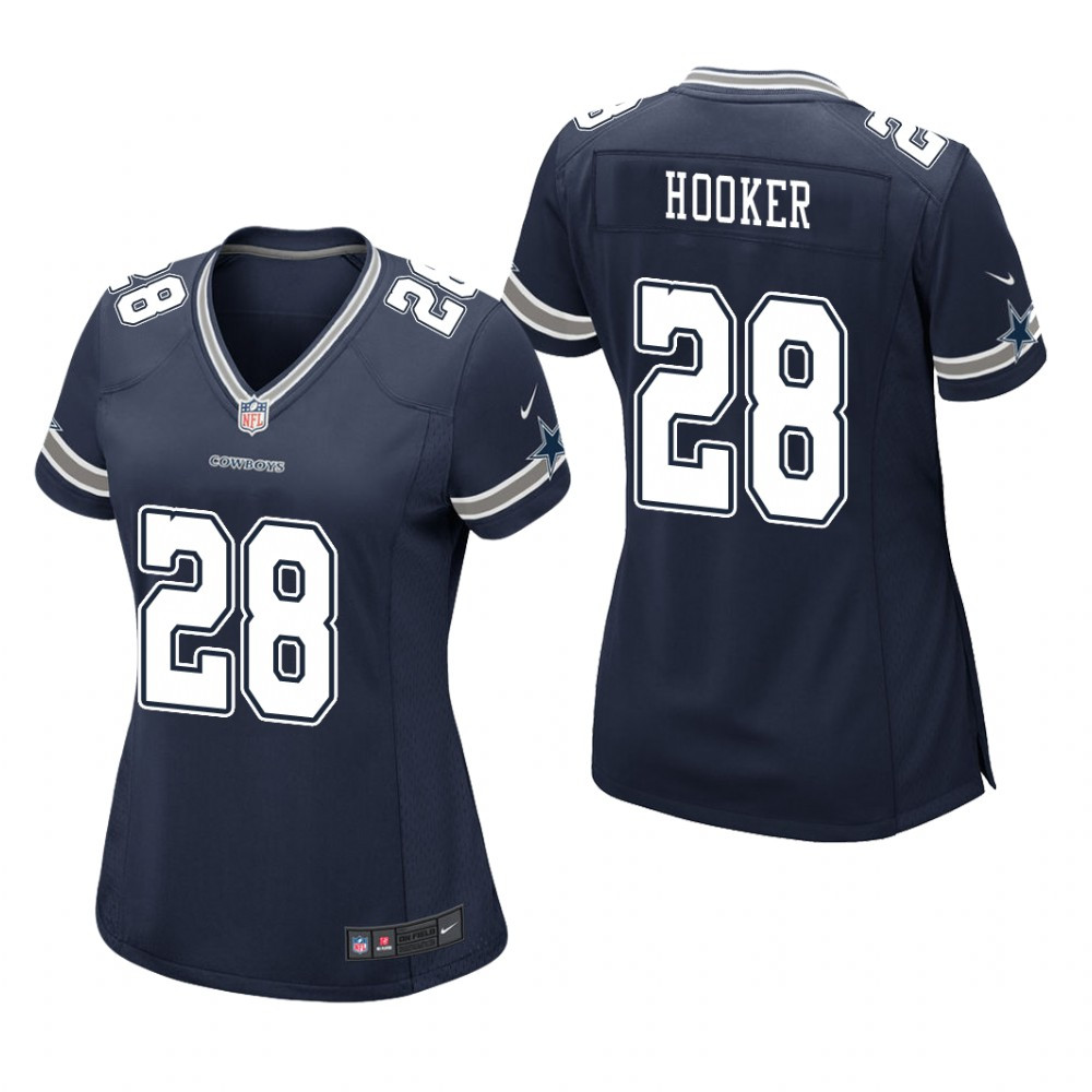 Hunk Wear - Dallas Cowboys Malik Hooker Navy Jersey Game - Women's