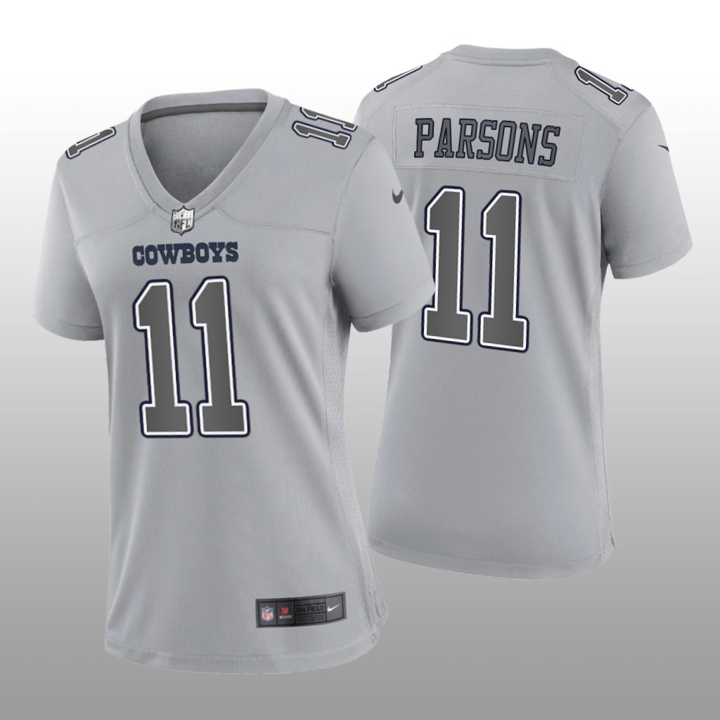 Hunk Wear - Dallas Cowboys Micah Parsons Gray Jersey Atmosphere Fashion Game - Women's