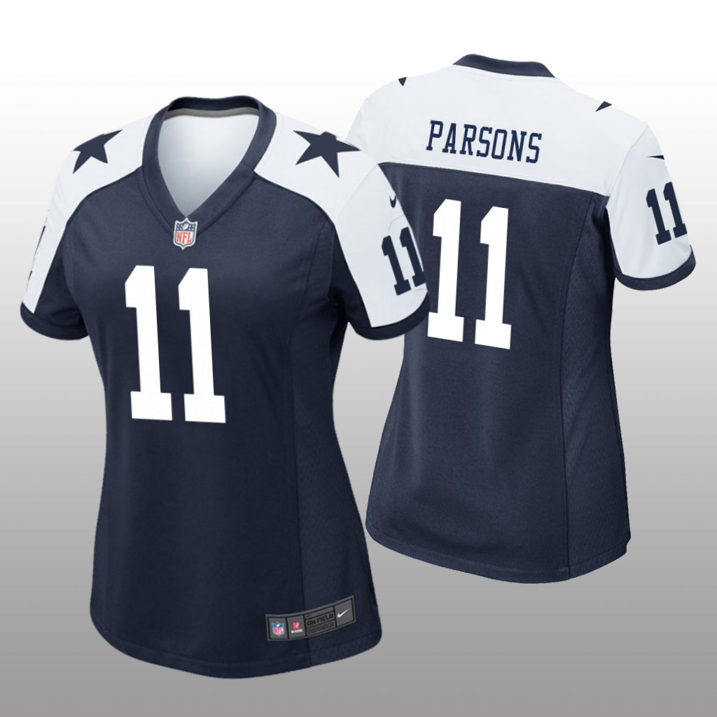 Hunk Wear - Dallas Cowboys Micah Parsons Navy Jersey Alternate Game - Women's