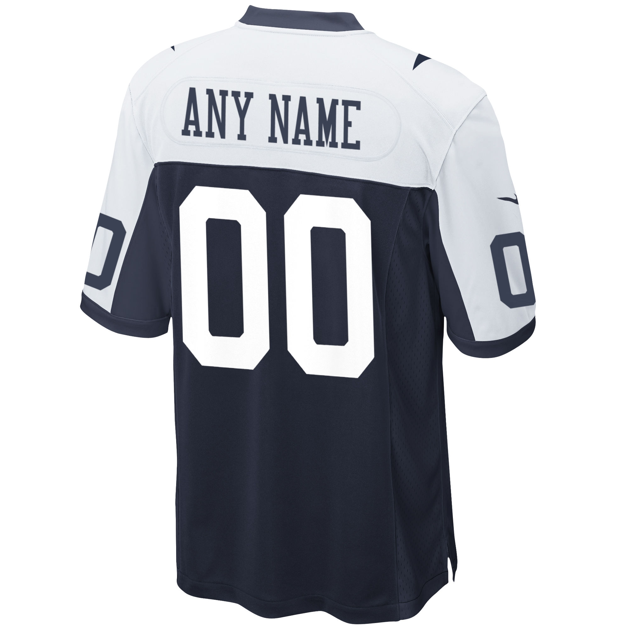 Hunk Wear - Dallas Cowboys Nike Alternate Custom Game Jersey Navy