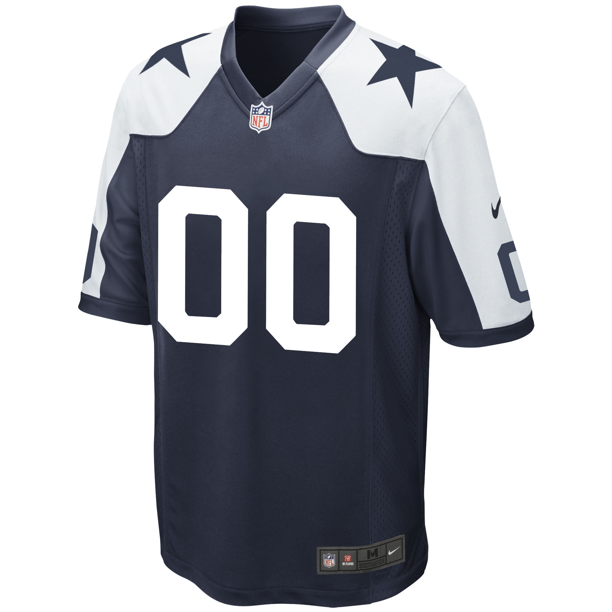Hunk Wear - Dallas Cowboys Nike Alternate Custom Game Jersey Navy