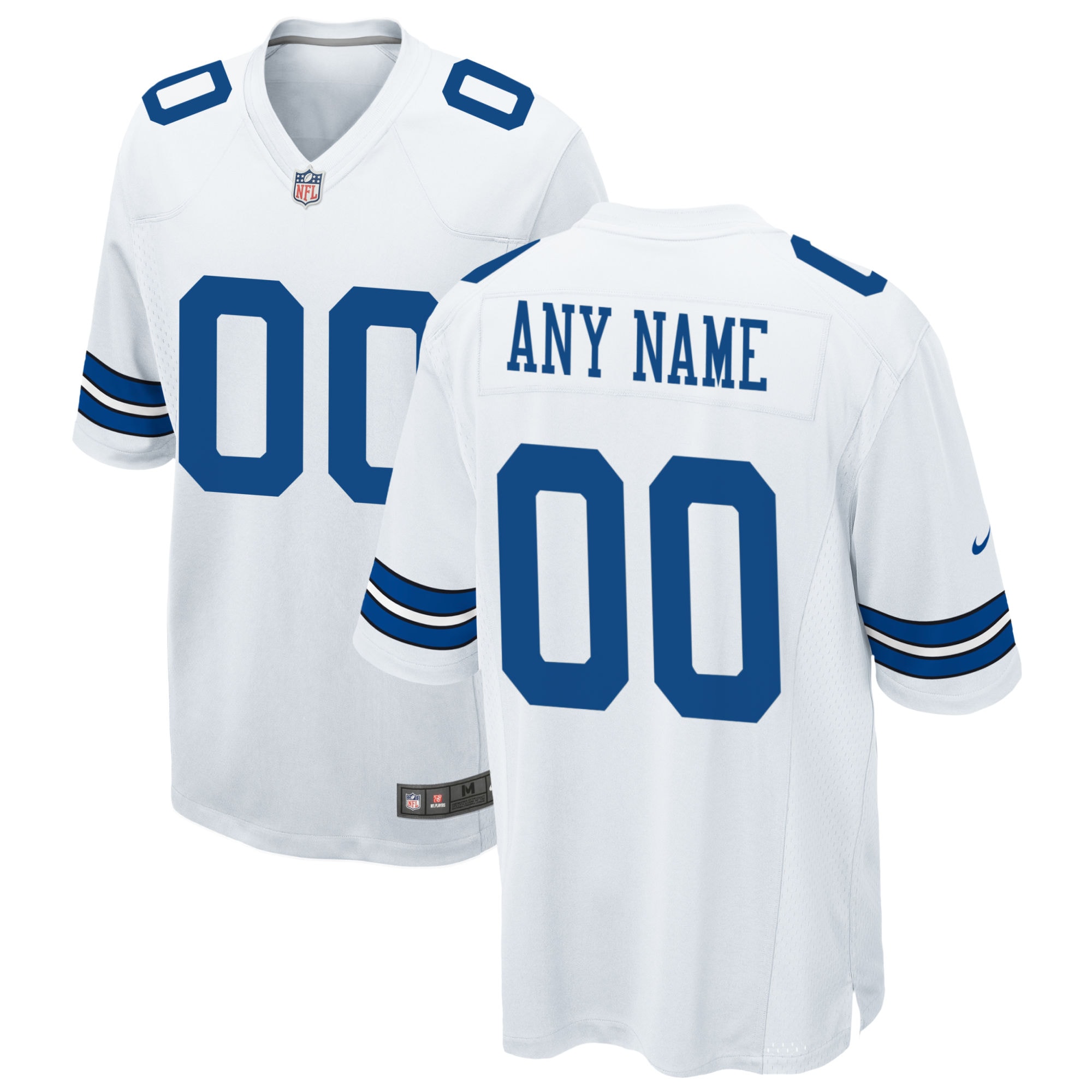 Hunk Wear - Dallas Cowboys Nike Custom Game Jersey White