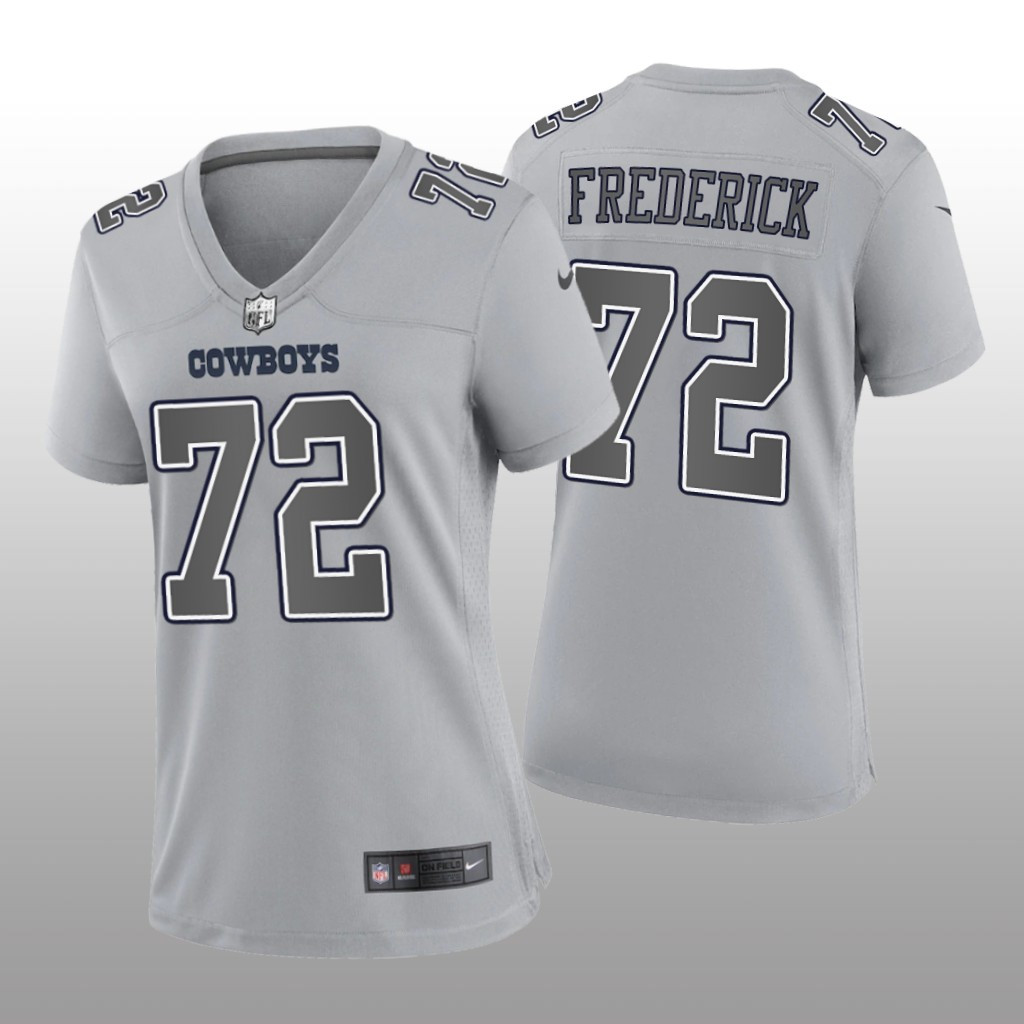 Hunk Wear - Dallas Cowboys Travis Frederick Gray Jersey Atmosphere Fashion Game - Women's