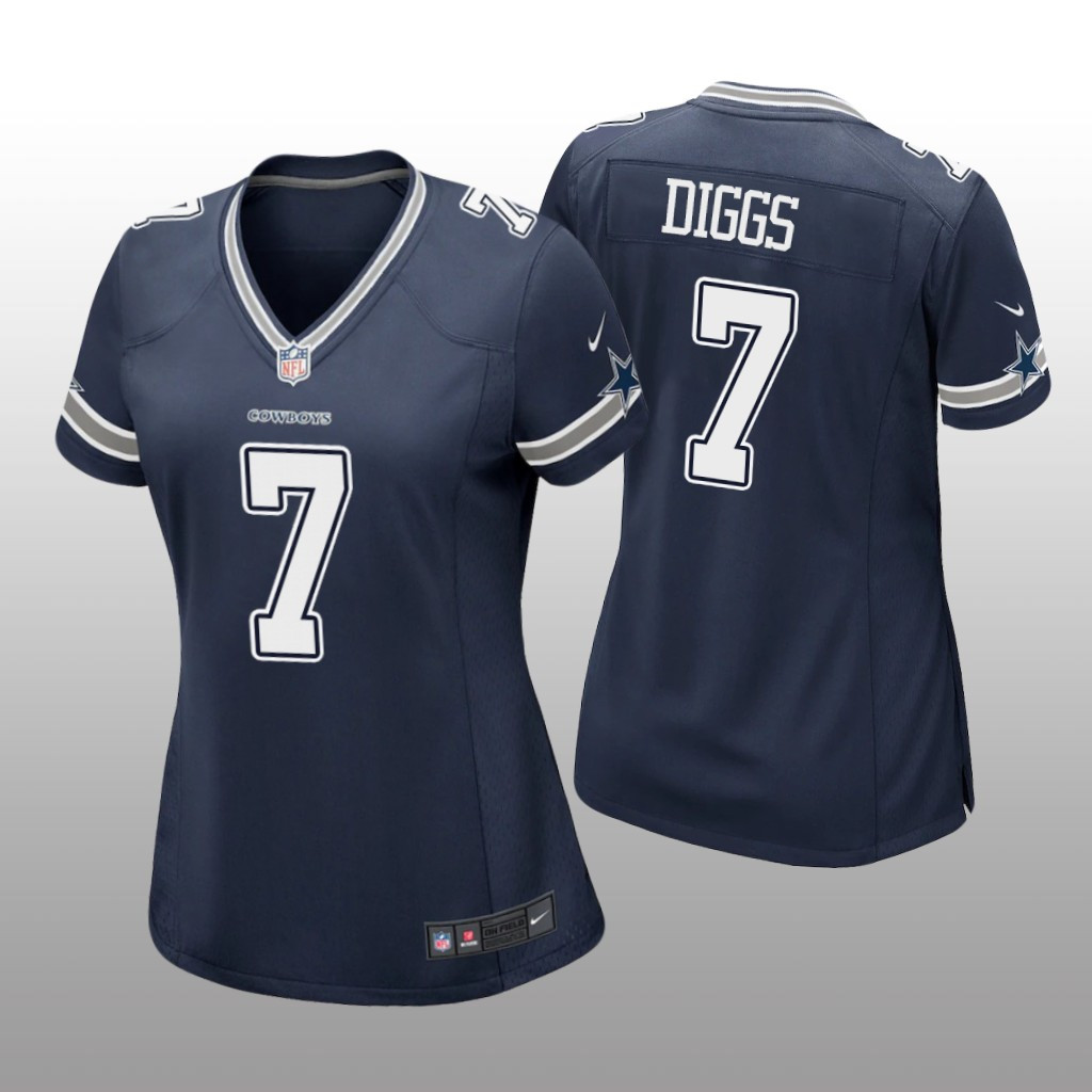 Hunk Wear - Dallas Cowboys Trevon Diggs Navy Jersey Game - Women's