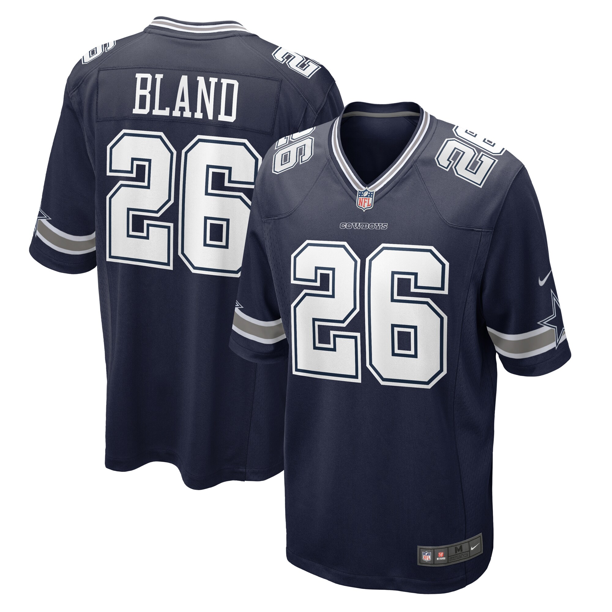 Hunk Wear - Daron Bland Dallas Cowboys Nike Player Game Jersey Navy