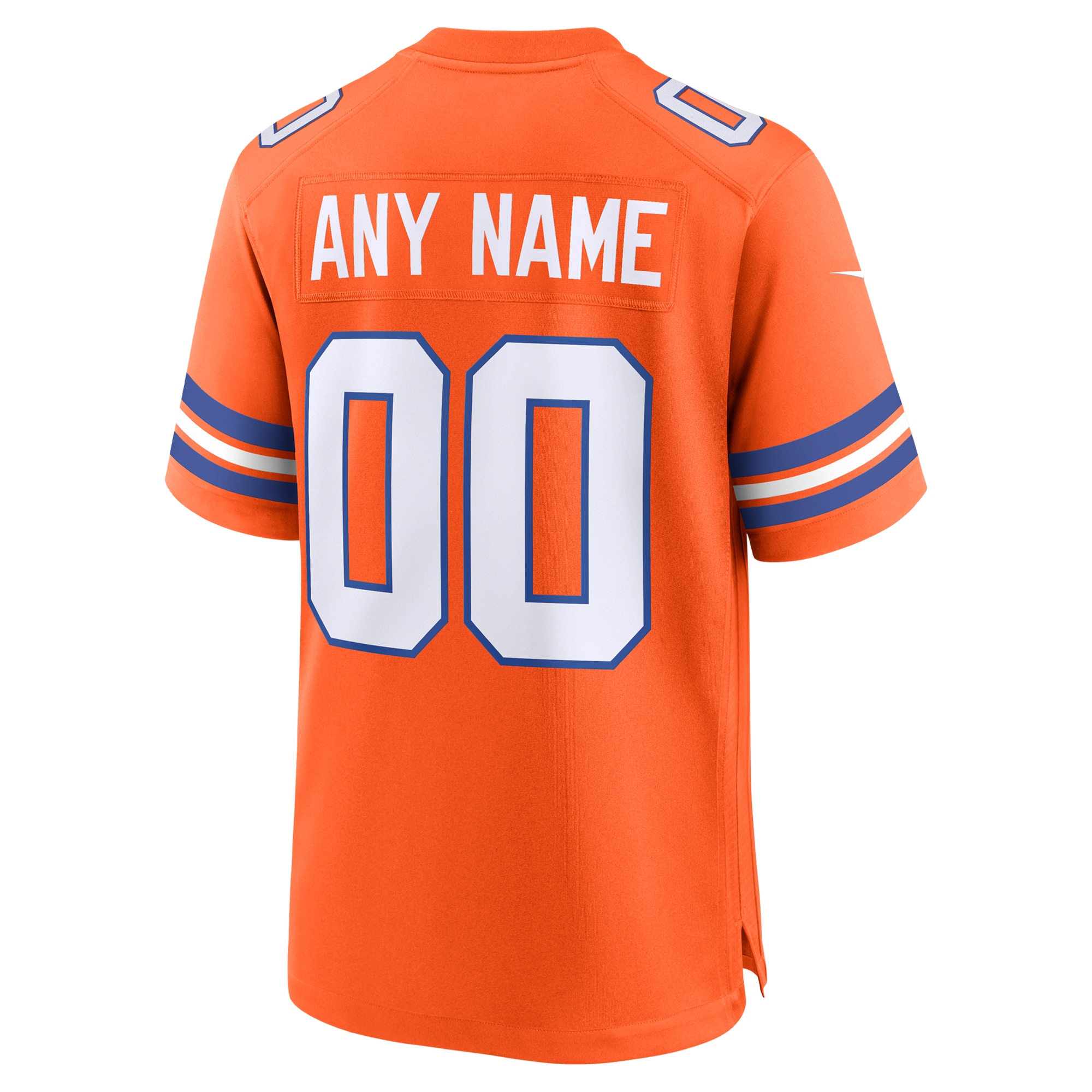 Hunk Wear - Denver Broncos Nike Mile High Collection 1977 Throwback Custom Game Jersey Orange