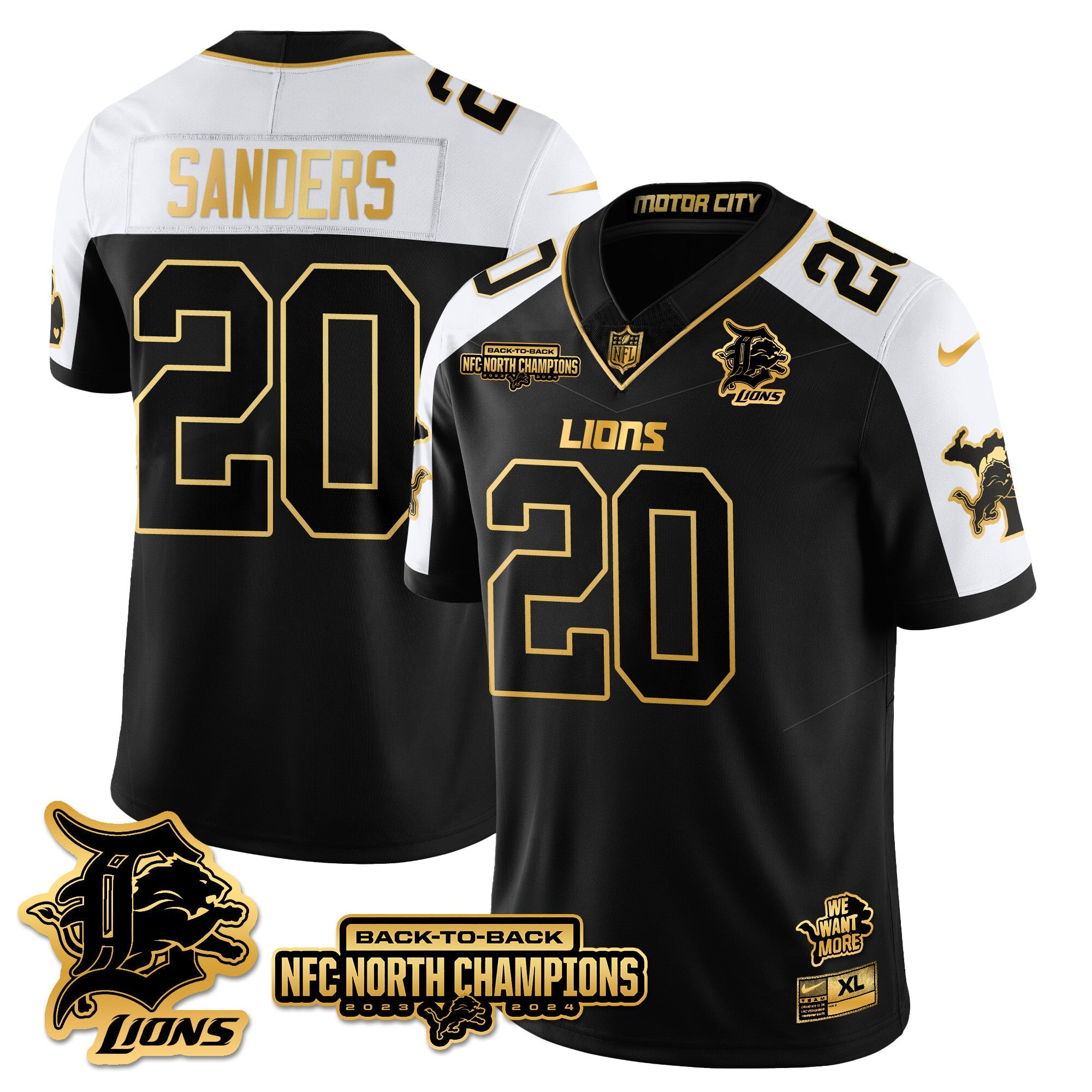 Hunk Wear - Detroit Lions ' Barry Sanders ' 20 ' Alternate Jersey