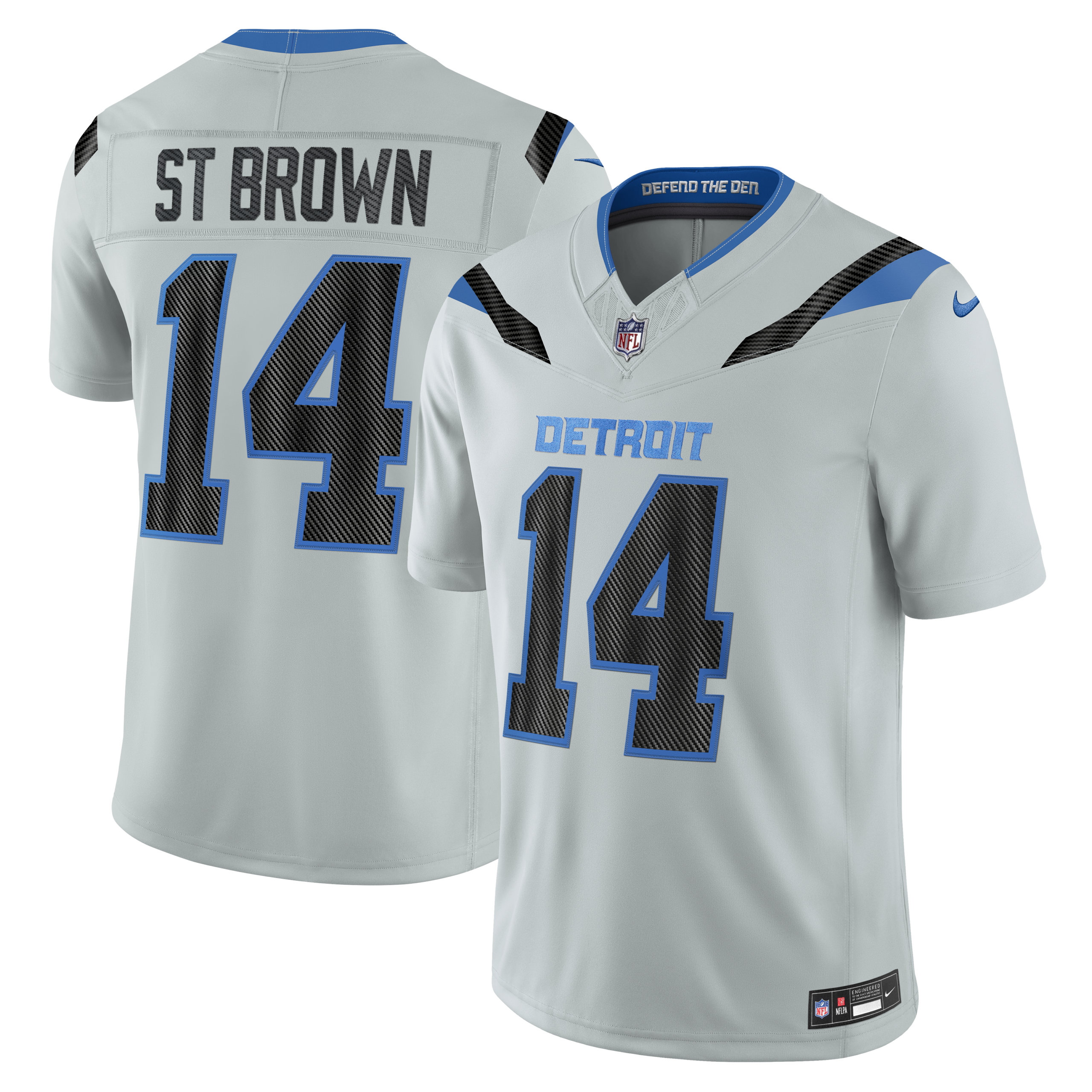 Hunk Wear - Detroit Lions Amon-Ra St. Brown 2026 Rivalries Vapor Limited Jersey ' All Stitched