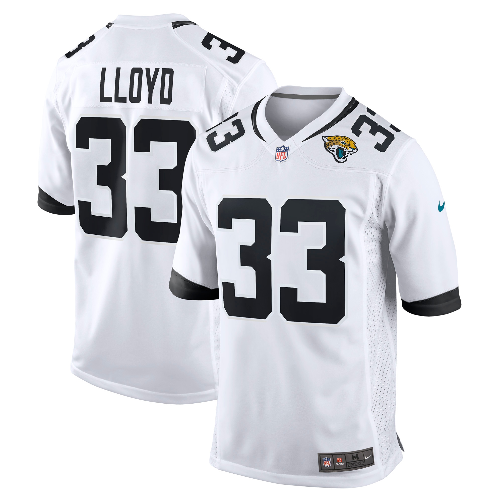Hunk Wear - Devin Lloyd Jacksonville Jaguars Nike Away Game Player Jersey White