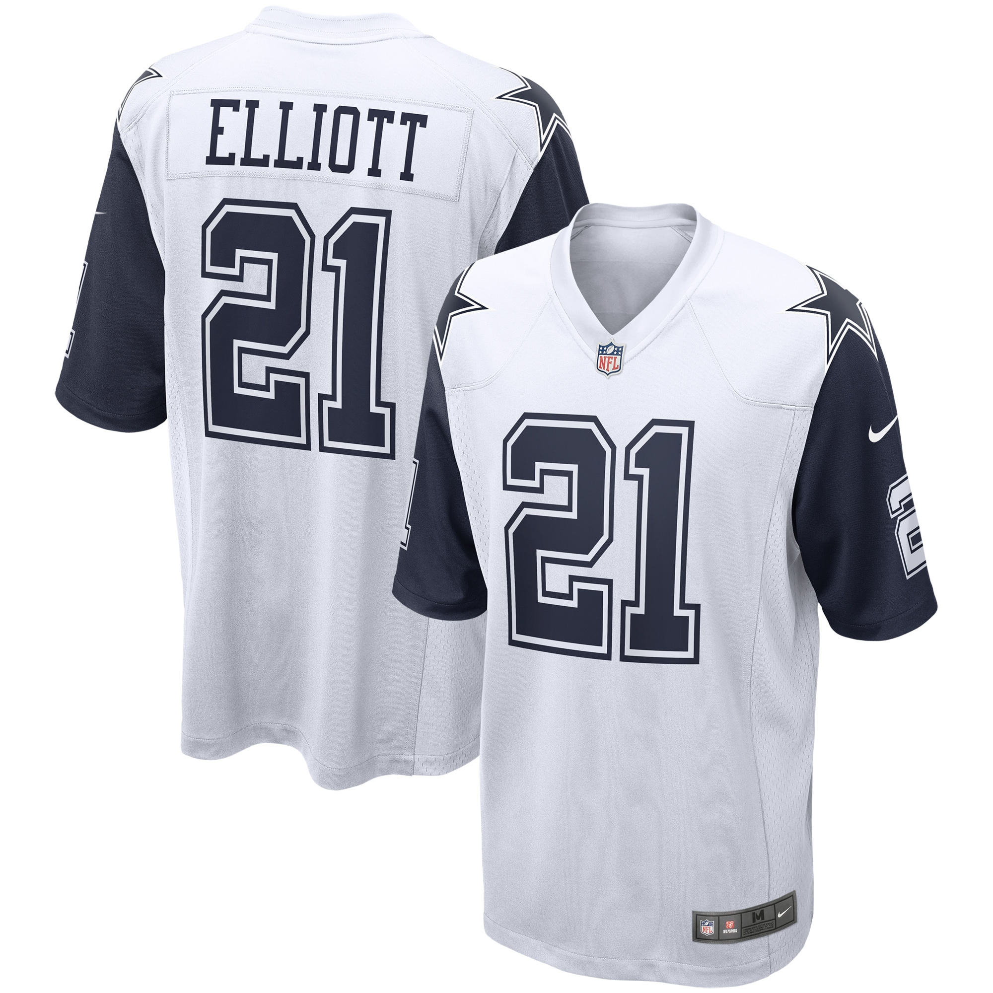 Hunk Wear - Ezekiel Elliott Dallas Cowboys Nike Alternate Game Jersey White