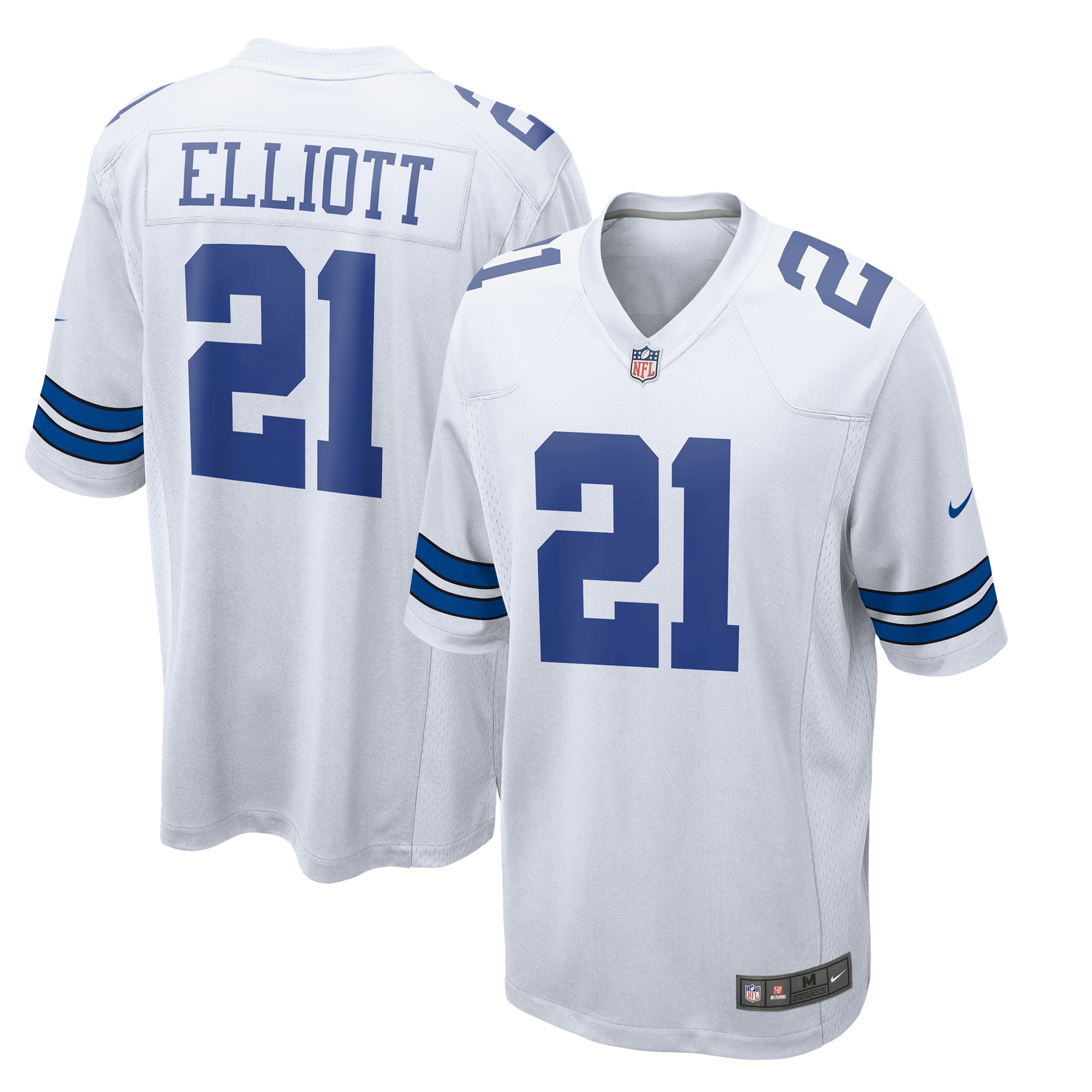 Hunk Wear - Ezekiel Elliott Dallas Cowboys Nike Team Game Jersey White