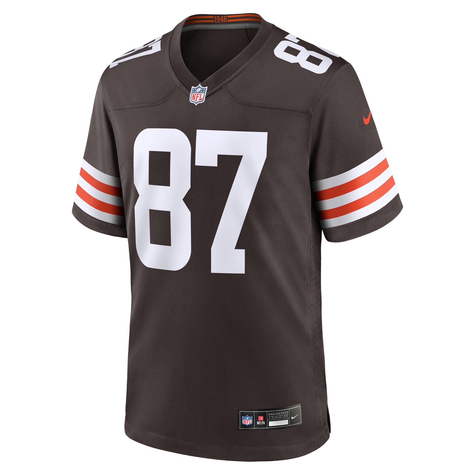 Hunk Wear - Giovanni Ricci Cleveland Browns Nike Game Jersey Brown
