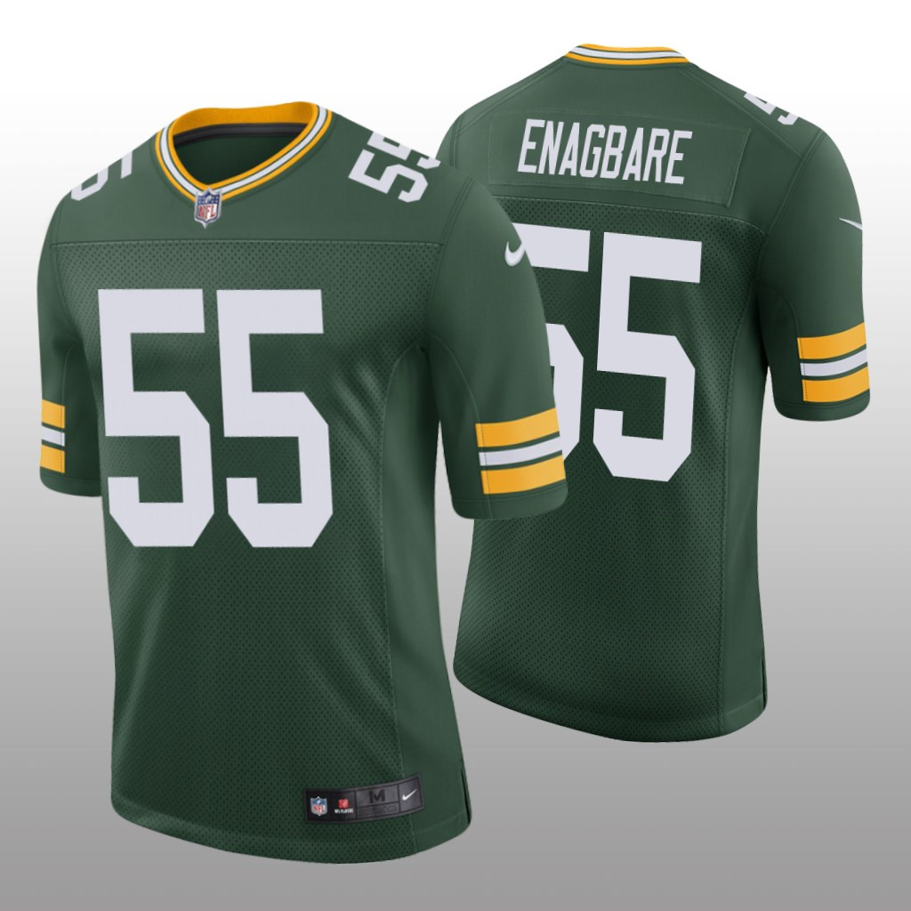 Hunk Wear - Green Bay Packers Kingsley Enagbare Green Jersey Vapor Limited Men's