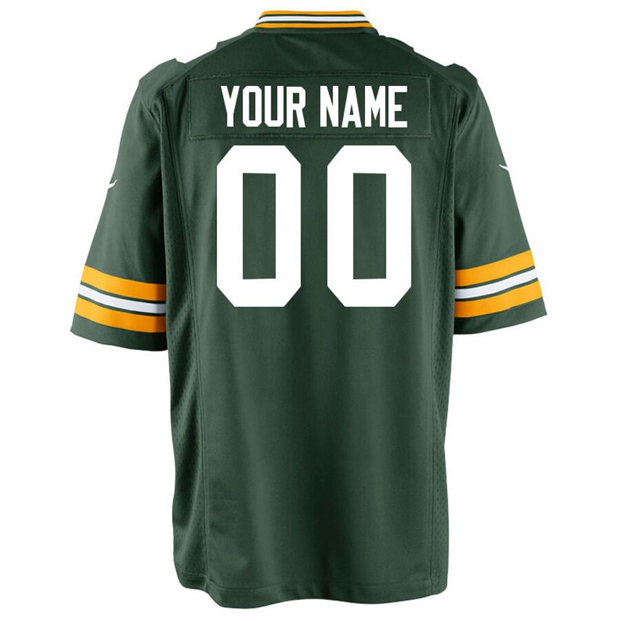 Hunk Wear - Green Bay Packers Nike Custom Game Jersey – Green