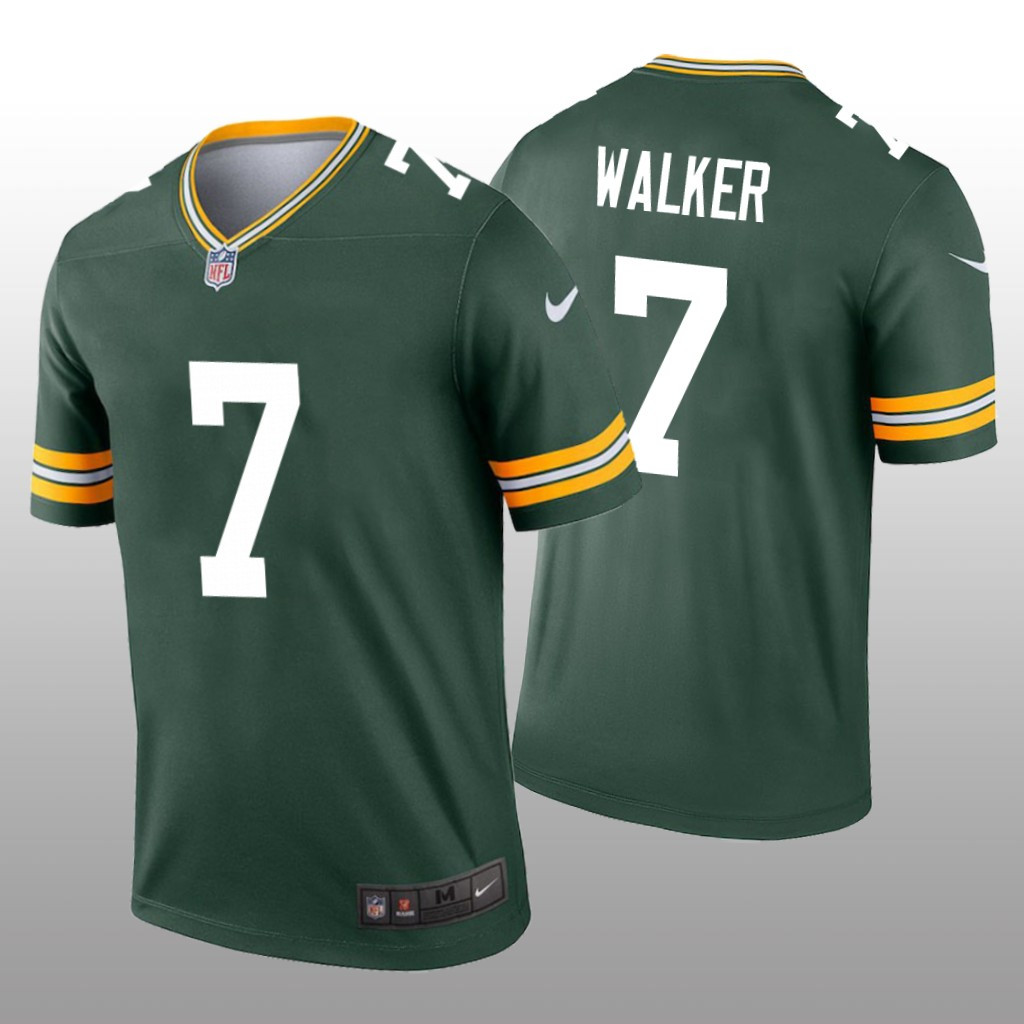 Hunk Wear - Green Bay Packers Quay Walker Green Jersey Legend - Men's