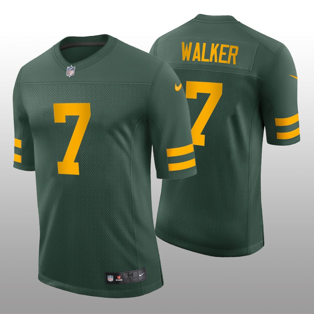 Hunk Wear - Green Bay Packers Quay Walker Green Jersey Vapor Limited - Men's