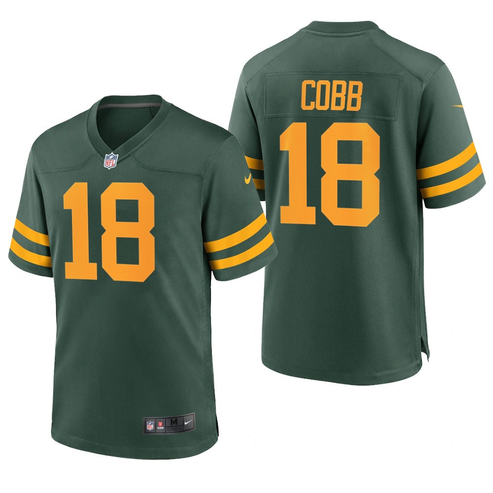Hunk Wear - Green Bay Packers Randall Cobb Green Jersey Alternate Game - Men's