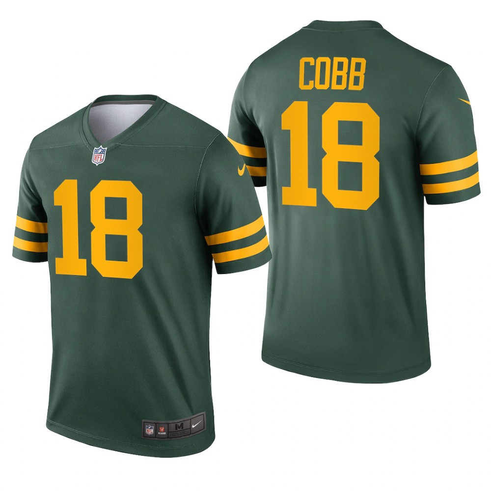 Hunk Wear - Green Bay Packers Randall Cobb Green Jersey Alternate Legend - Men's