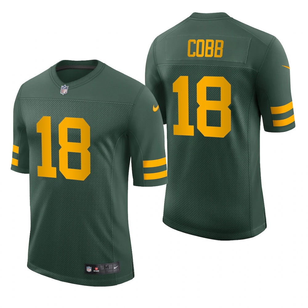 Hunk Wear - Green Bay Packers Randall Cobb Green Jersey Vapor Limited - Men's
