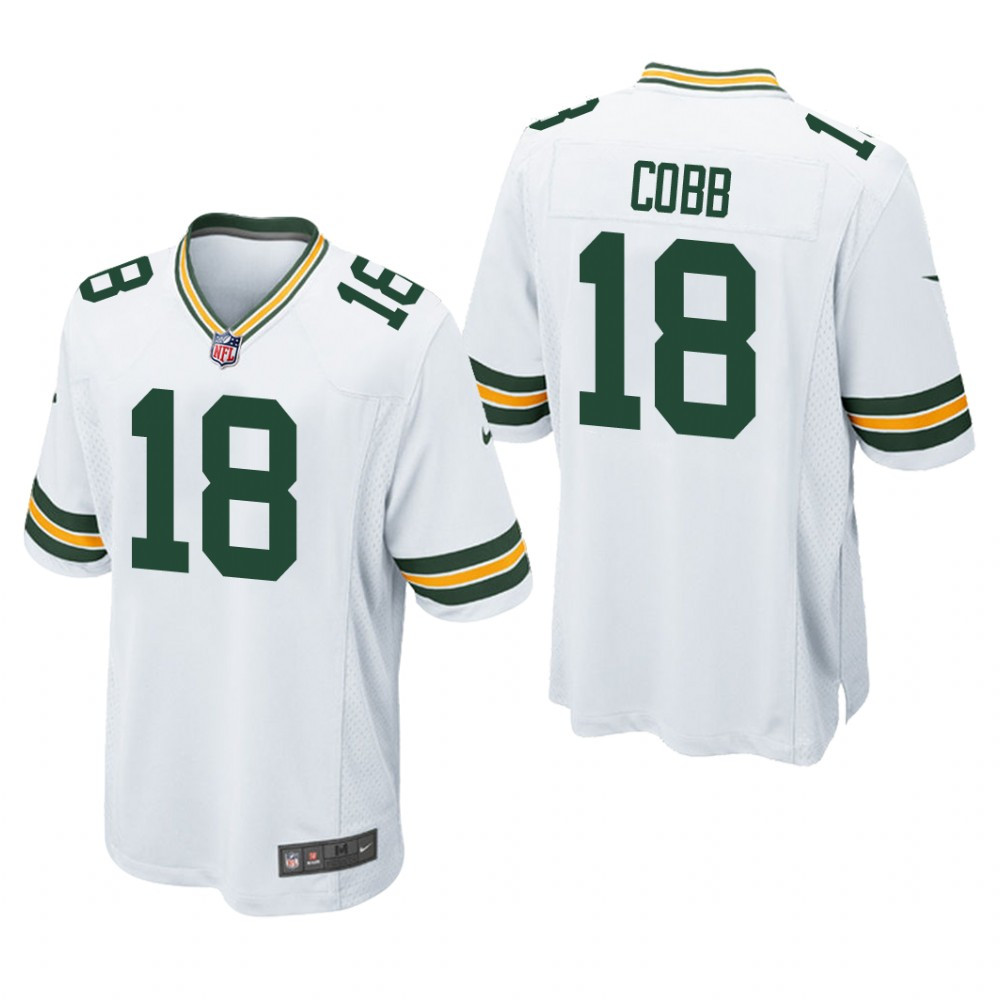 Hunk Wear - Green Bay Packers Randall Cobb White Jersey Game - Men's