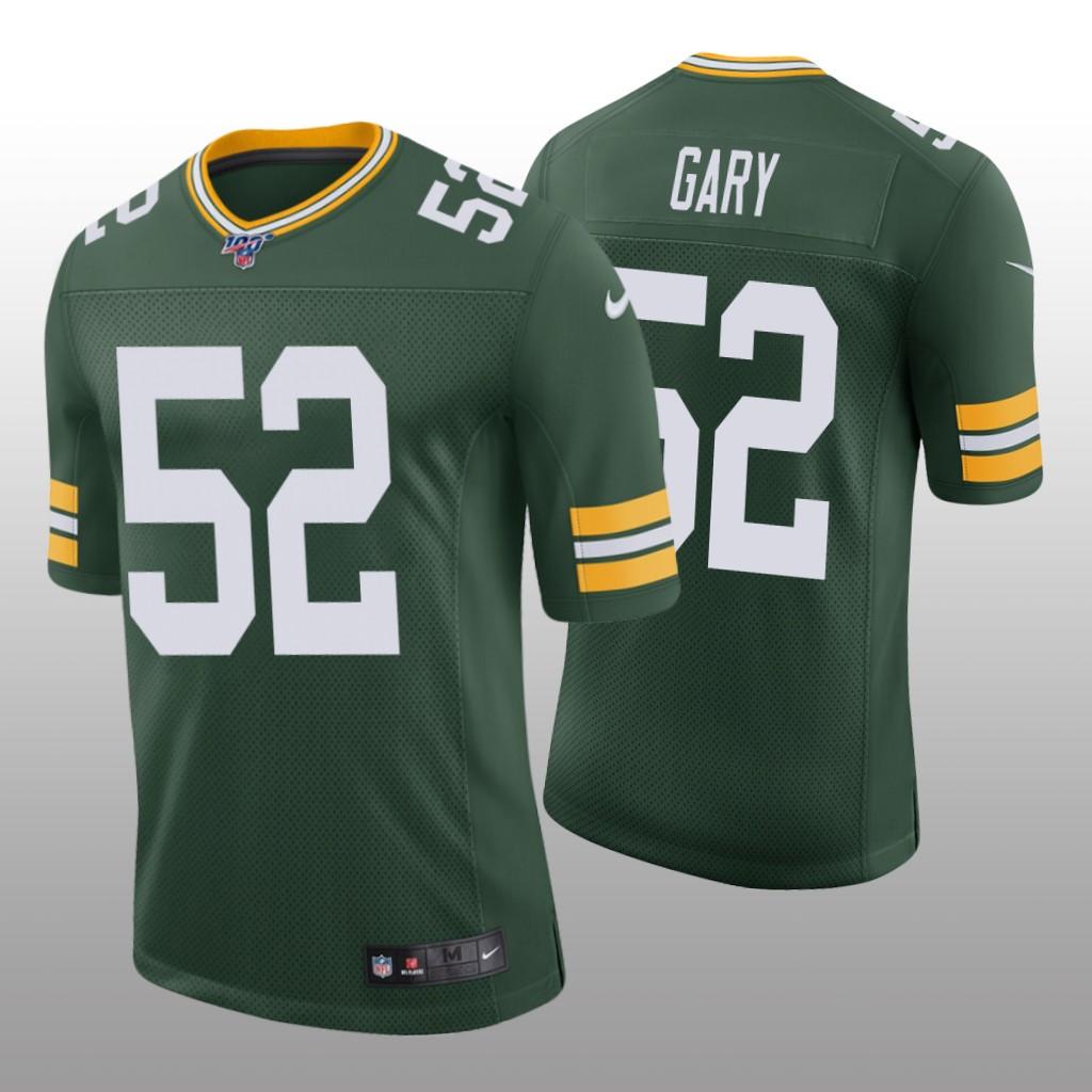 Hunk Wear - Green Bay Packers Rashan Gary Green Vapor Limited Jersey 100th Season - Men's