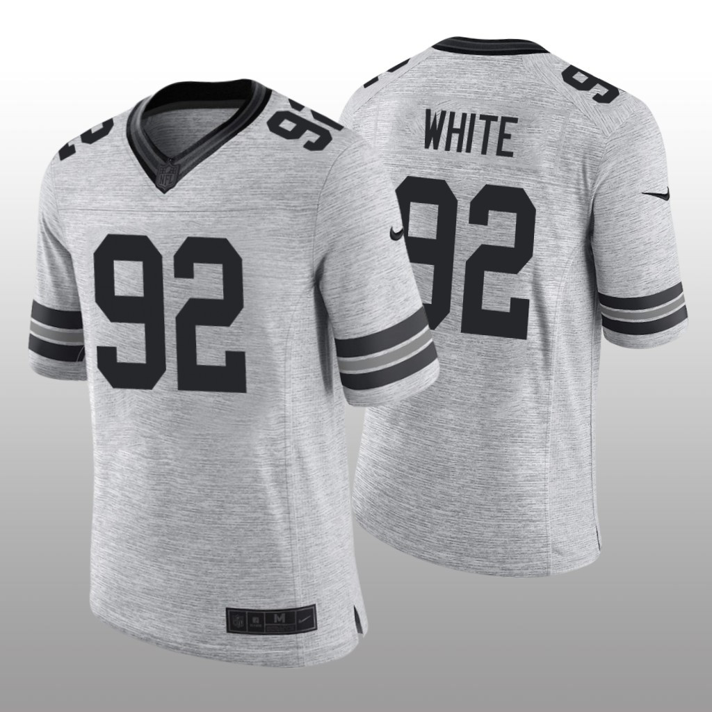 Hunk Wear - Green Bay Packers Reggie White Gray Jersey Gridiron Gray Limited