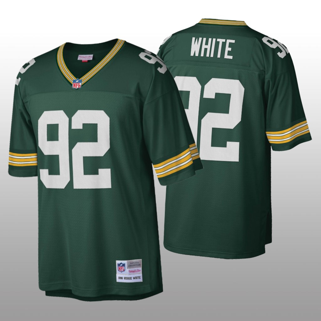 Hunk Wear - Green Bay Packers Reggie White Mitchell & Ness Green Legacy Jersey - Men's