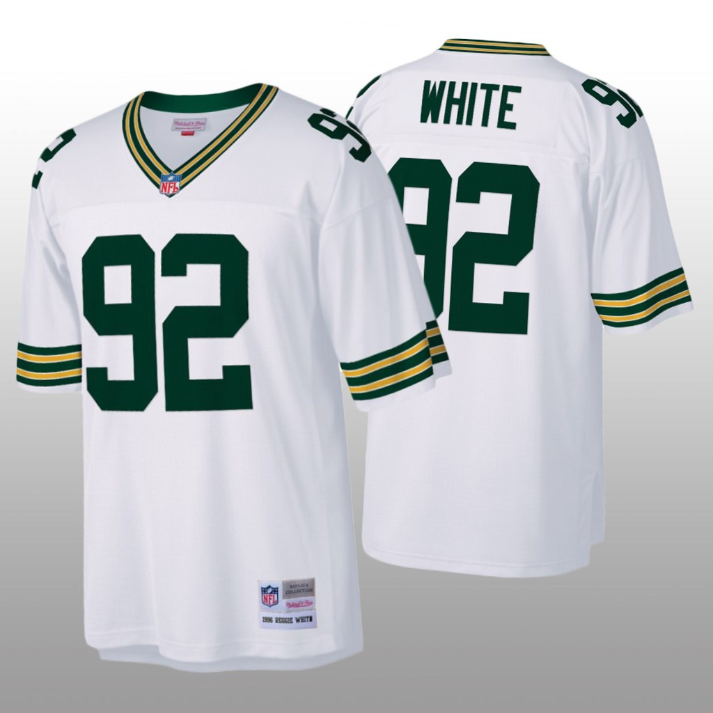 Hunk Wear - Green Bay Packers Reggie White Mitchell & Ness White Legacy Jersey - Men's