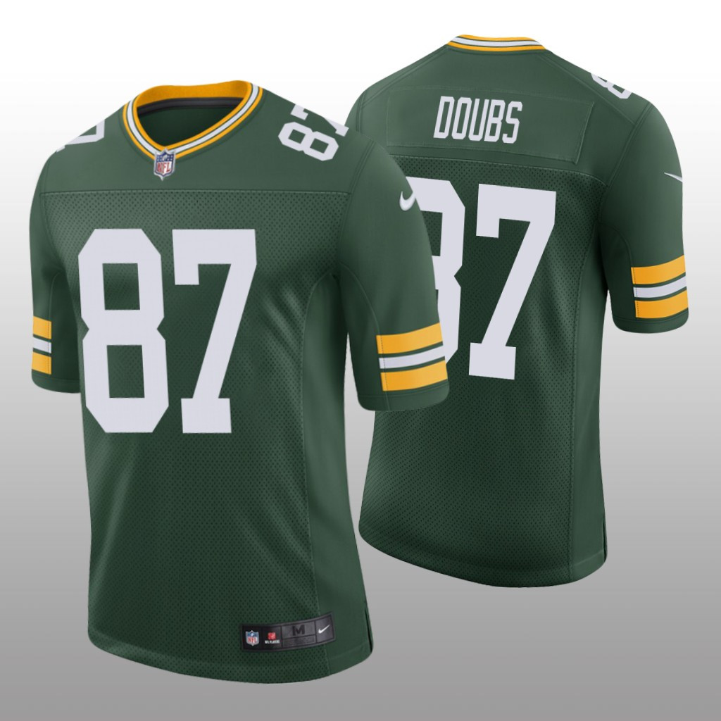Hunk Wear - Green Bay Packers Romeo Doubs Green Jersey Vapor Limited Men's