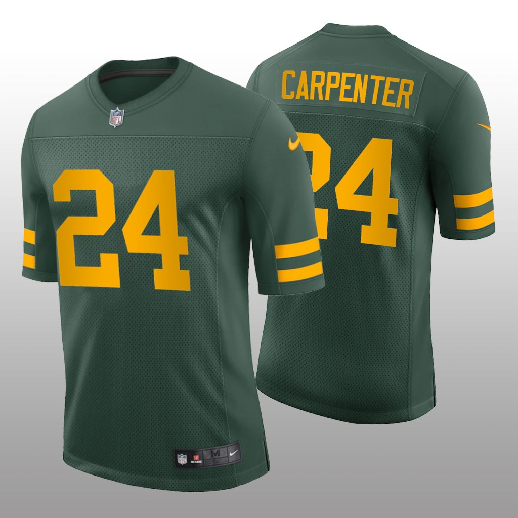 Hunk Wear - Green Bay Packers Tariq Carpenter Green Jersey Vapor Limited - Men's