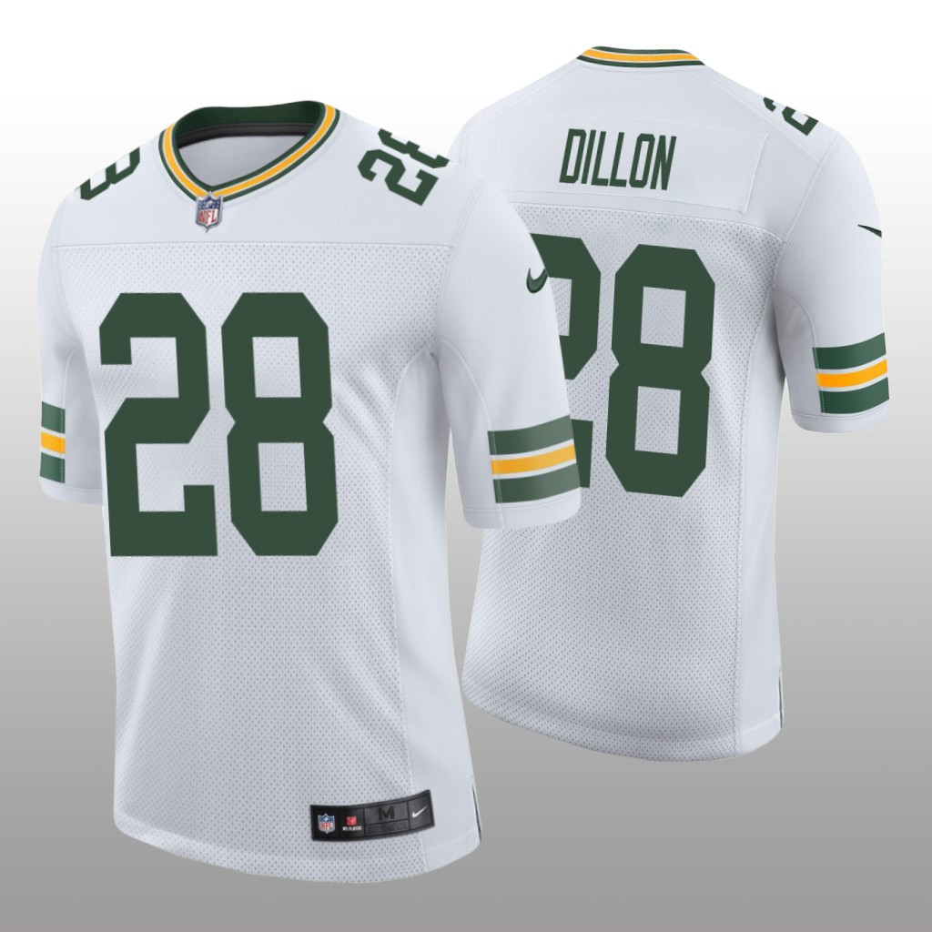 Hunk Wear - Green Bay Packers White Draft Vapor Limited A.J. Dillon Jersey