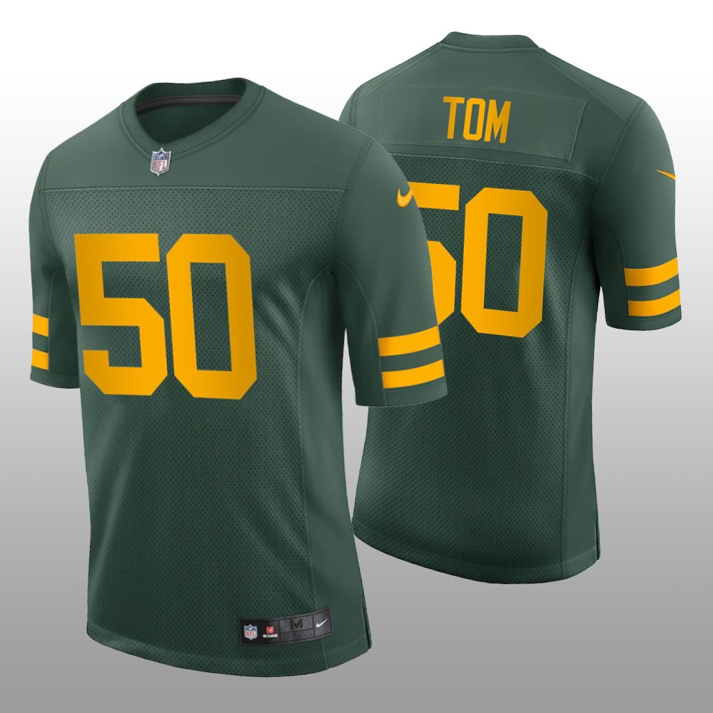 Hunk Wear - Green Bay Packers Zach Tom Green Jersey Vapor Limited - Men's