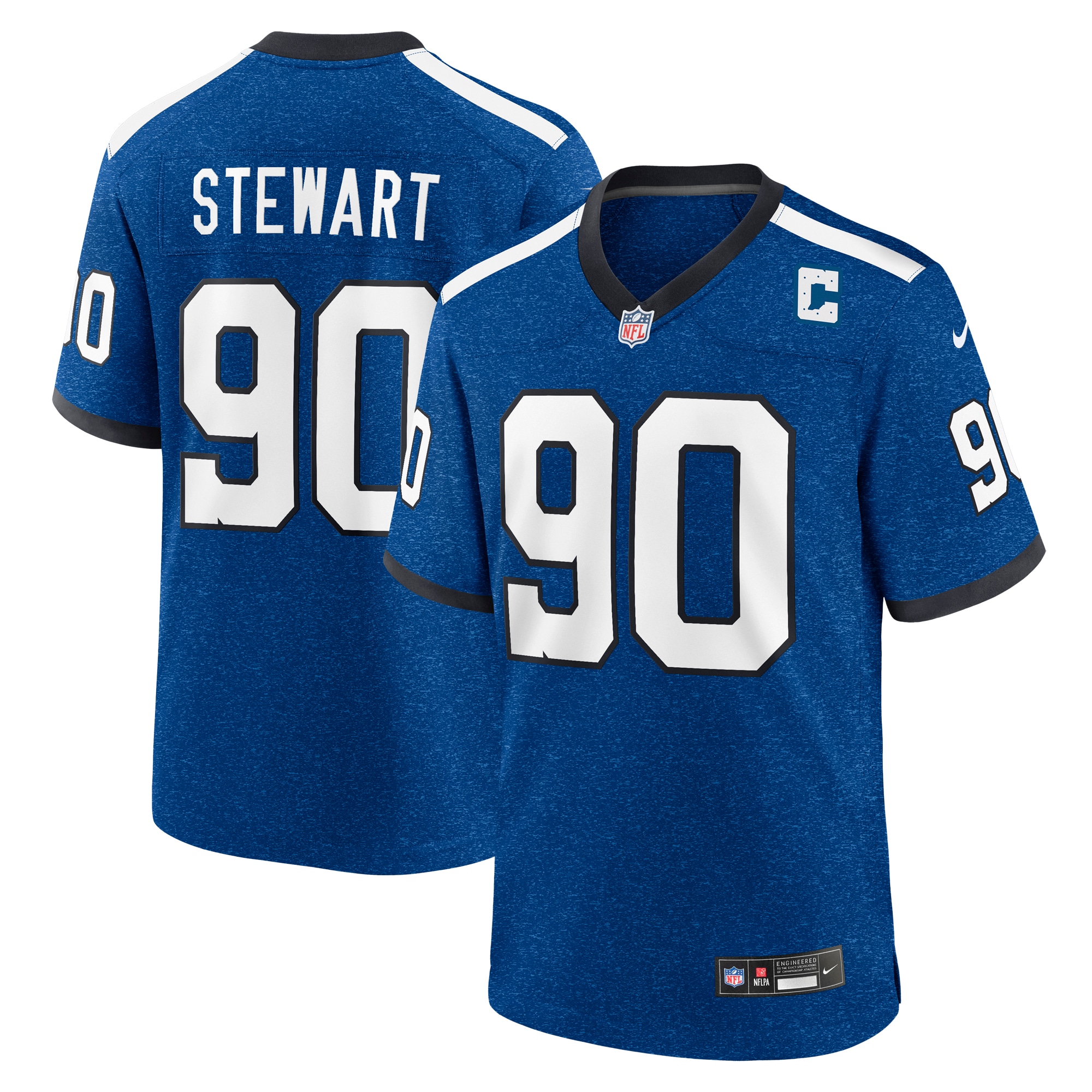 Hunk Wear - Grover Stewart Indianapolis Colts Nike Indiana Nights Alternate Game Jersey Royal