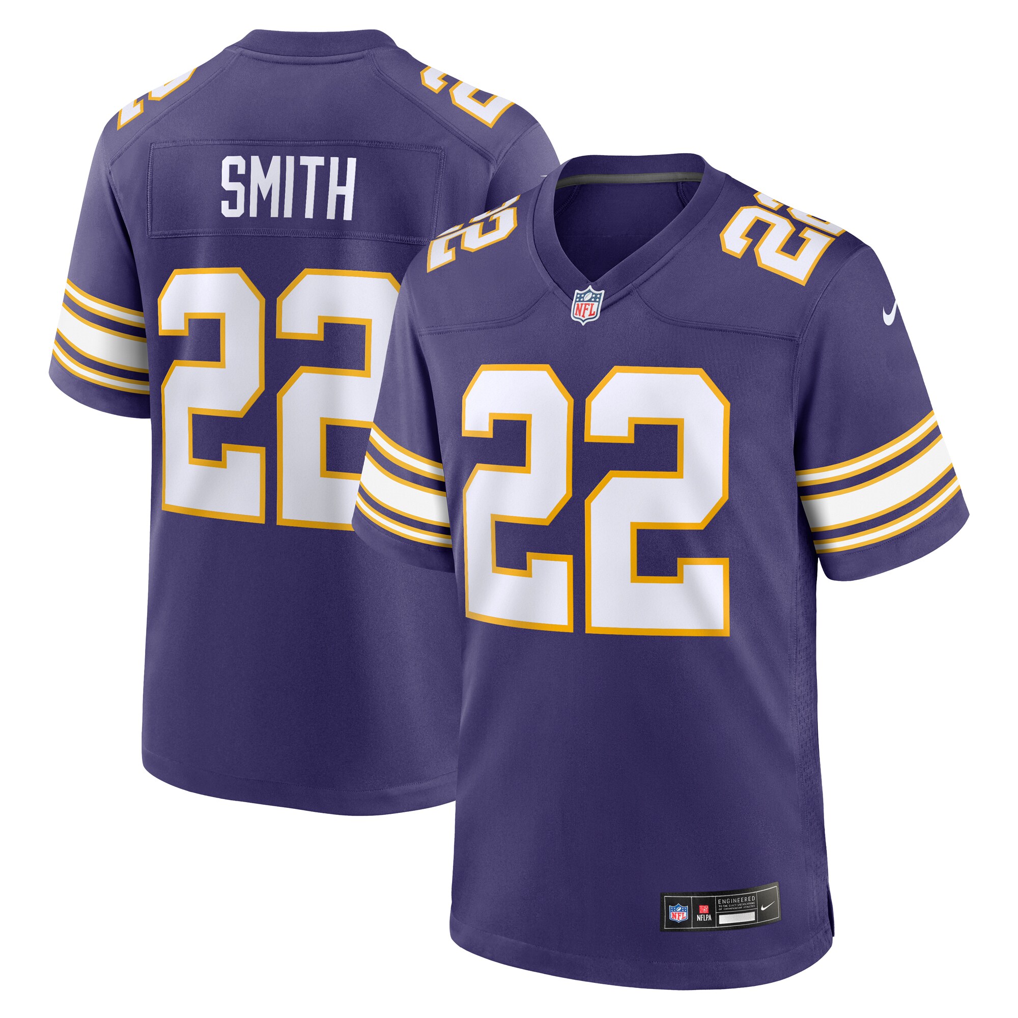 Hunk Wear - Harrison Smith Minnesota Vikings Nike Classic Player Game Jersey – Purple